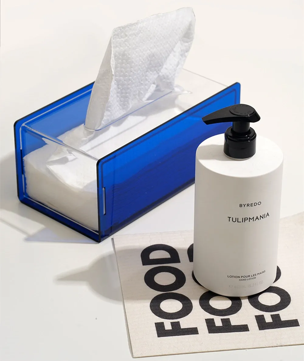 

Decor Acrylic Tissue Box for Home Office Car Transparent Toilet Paper Holder Minimalist Living Room Kitchen Napkin Dispenser