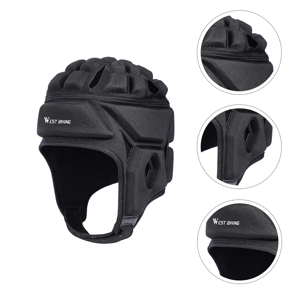 

Headgear Soft Rugby Soccer Headguard Football Head Cap Goalkeeper Scrum Padded Shell Protection Sports Hockey Headguards Goalie
