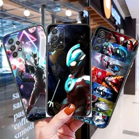 popular ultraman phone case hull for samsung galaxy a70 a50 a51 a71 a52 a40 a30 a31 a90 a20e 5g a20s black shell art cell cove
