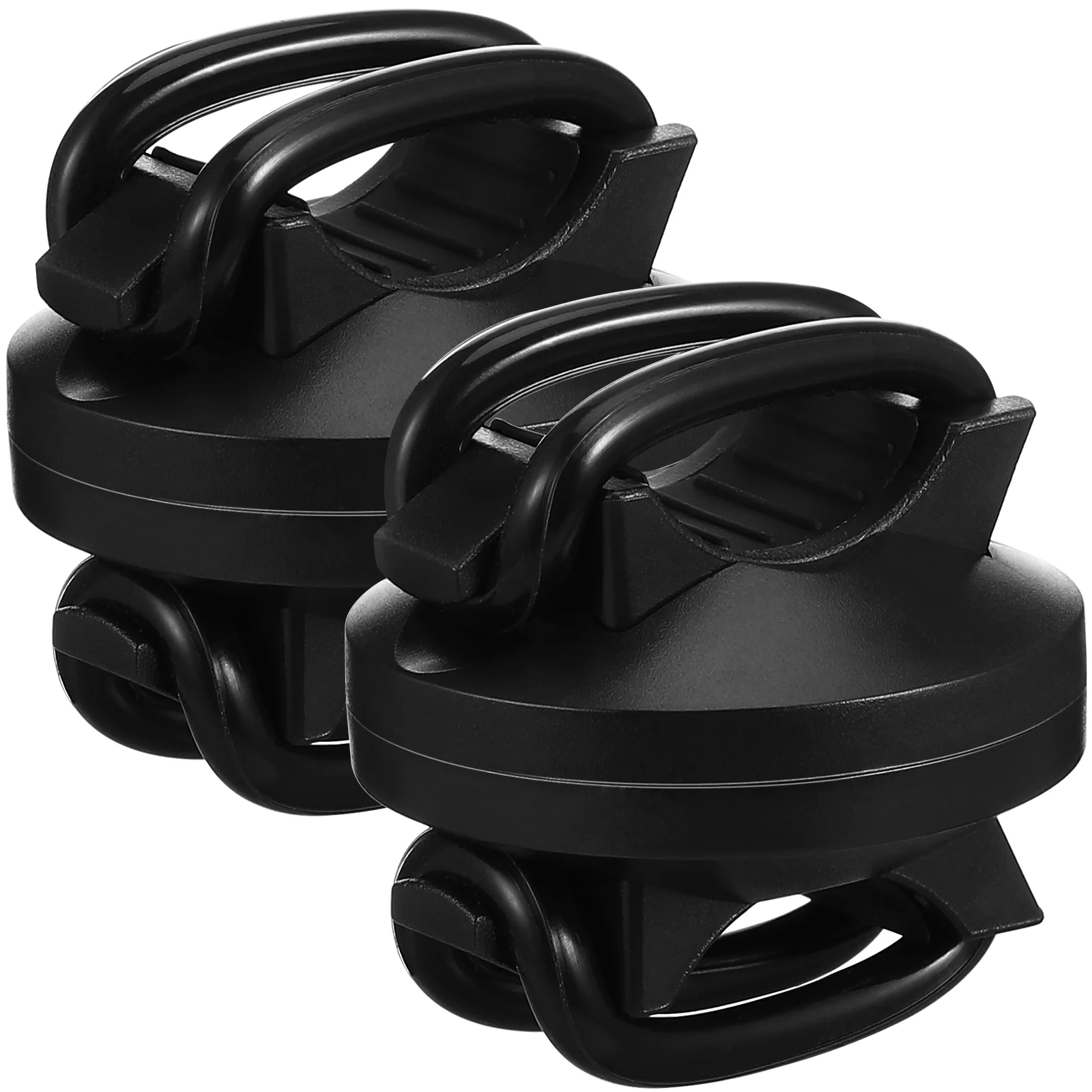 

2 Pcs Bike Stands Equipment Universal Flashlight Mount Round Holder Bracket Mountain Bicycle