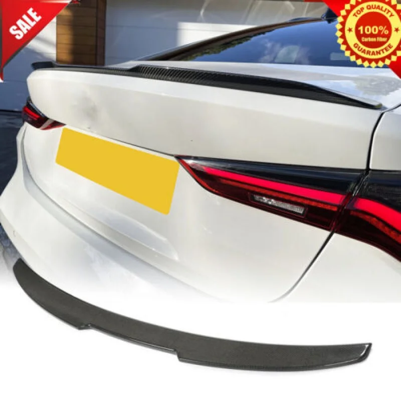 

Real Carbon Fiber Rear Trunk Spoiler Wing for BMW 4 Series G22 430i G82 M4 2021