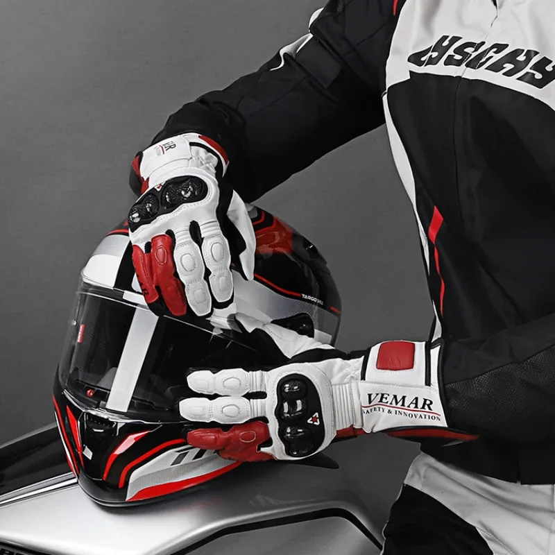 Мужские локомотивные ретро перчатки из коровьей кожи мотоциклетные длинные