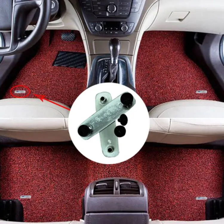 1 шт. автомобильные интерьерные напольные коврики с эмблемой для Hyundai Sonata i20 i10 Creta