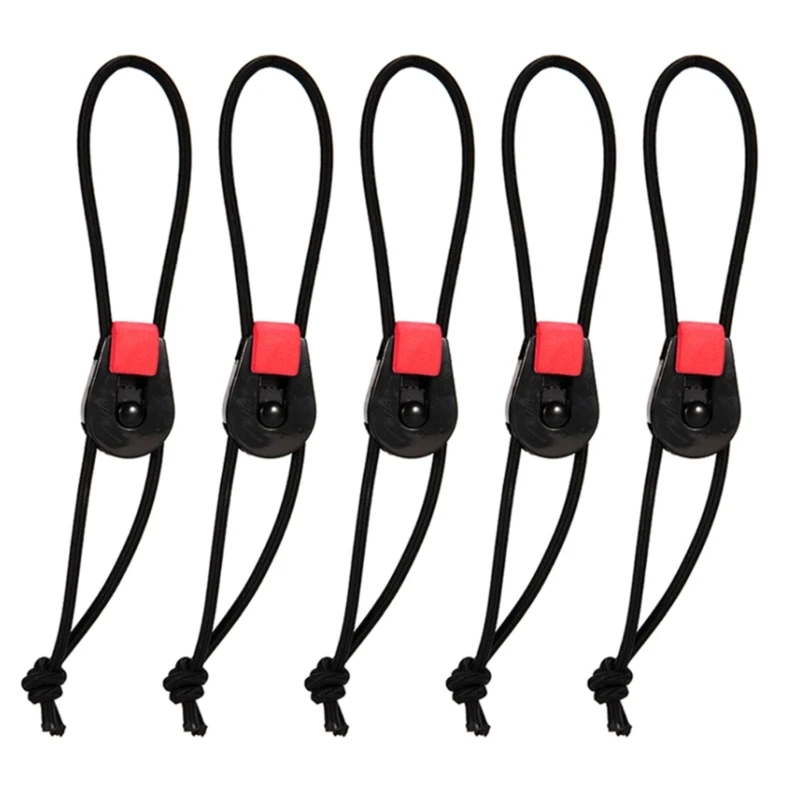 

5pieces Adjustable Fishing Quick Rod Ties Leash for Pole Holders Organizers Elastic Bunngee Cord Straps Reusable