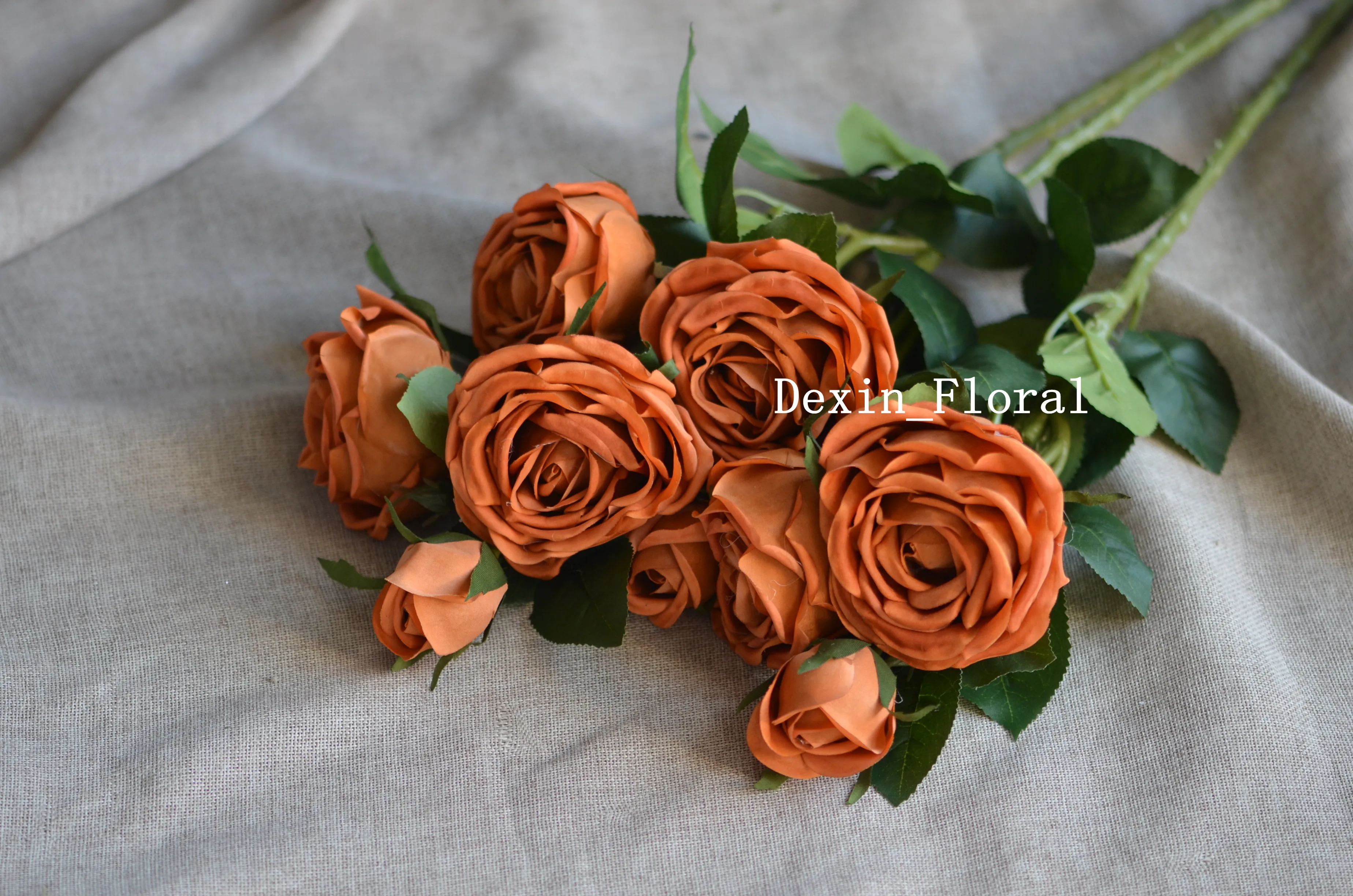 Morandi цветные сгоревшие оранжевые садовые розы, настоящие на ощупь  искусственные цветы, DIY деревенские свадебные букеты, винтажный осенний  Декор | AliExpress