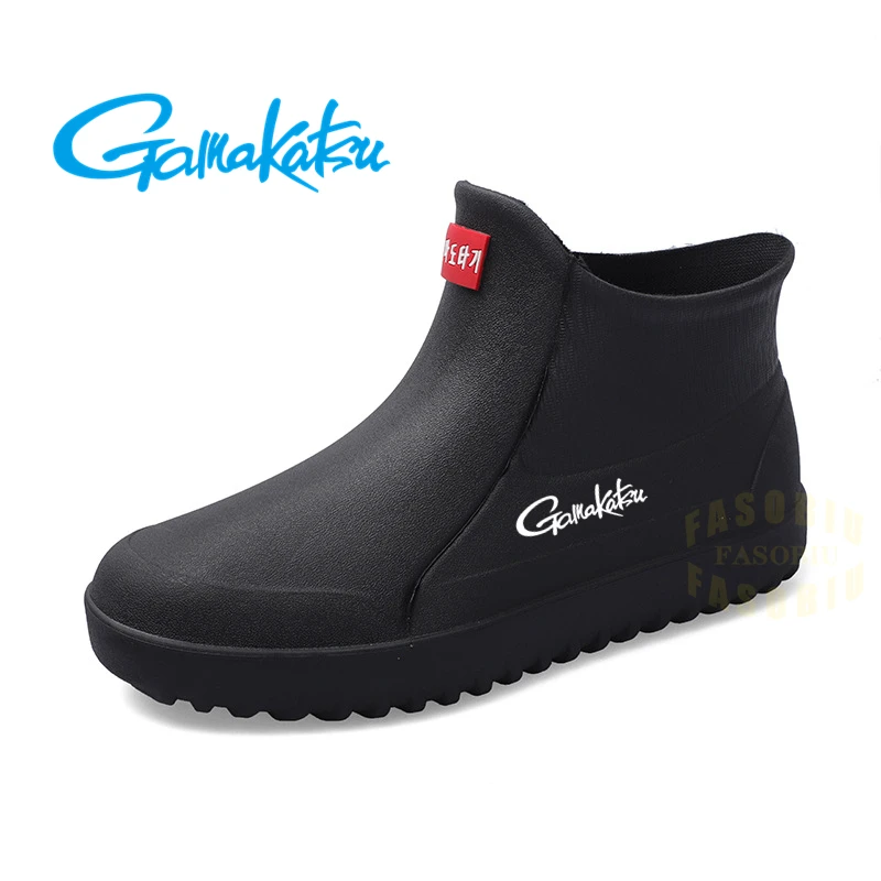 

Обувь для рыбалки Gamakatsu, Мужская водонепроницаемая обувь, уличная Нескользящая походная обувь Shaxi, сапоги от дождя для рыбалки, прочная обув...
