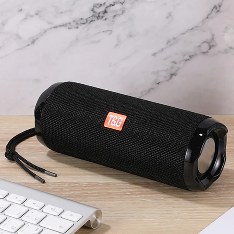 Портативная Водонепроницаемая Беспроводная колонка ZK20 TG191, Bluetooth-динамик с поддержкой TF-карты, FM-радио, Aux-входа