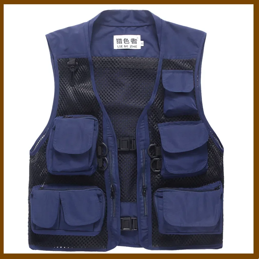 Мужской женский летний сетчатый жилет для походов и рыбалки с несколькими