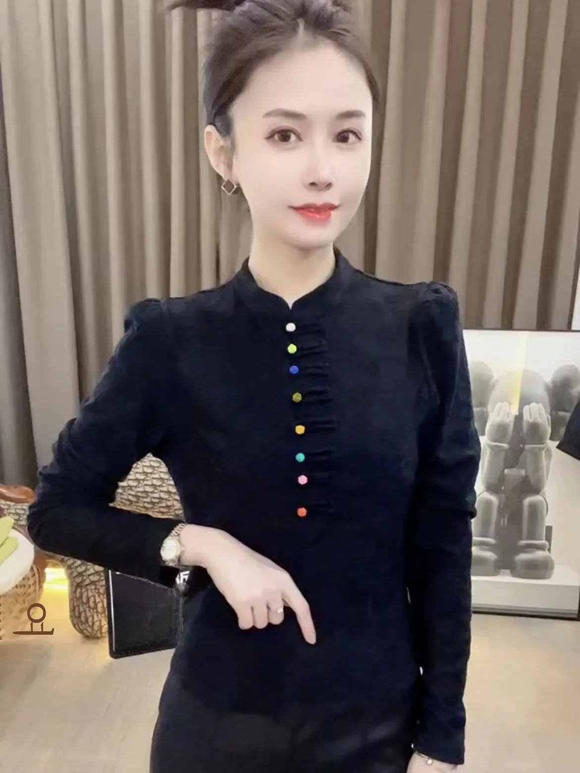 Осень и зима 2024 новая китайская национальная мода этнические модные рубашки с