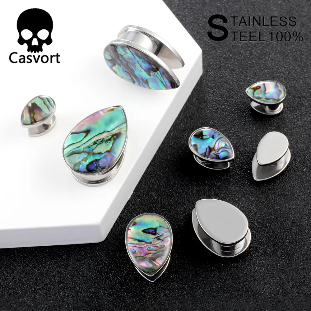 

Earblity new arrival fashion ear plug tunnel body jewelry piercing ear gauges expander stretcher pair selling 2 pcs per lot
