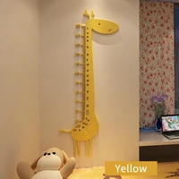 3d wall stickers giraffe height measurement stickers children s room wall decoration cartoon pattern home decor
