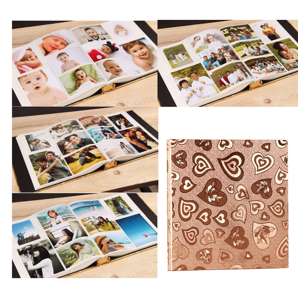 

620 Sheets 5 6 7-inch Loose-leaf Photo Album PU leather Albums Handmade Self-Assembly Scrapbook Wedding Memory Blue