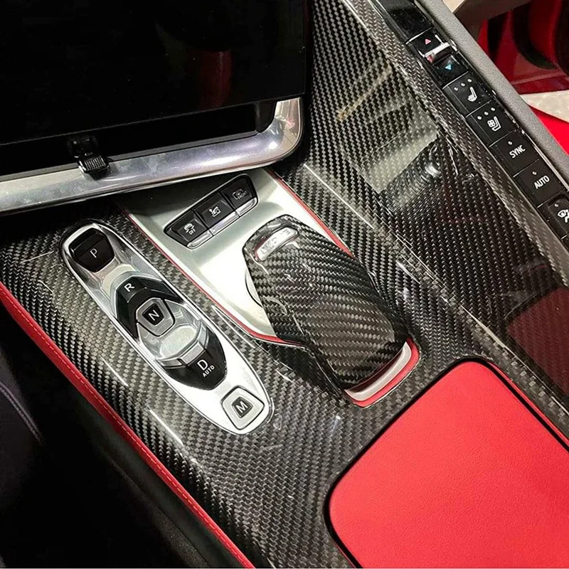 Ручка переключения передач из углеродного волокна для Corvette C8 Z06 Z51 2020 2021 2022 2023