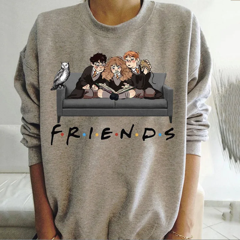 

friends TV show Cartoon casual pullover