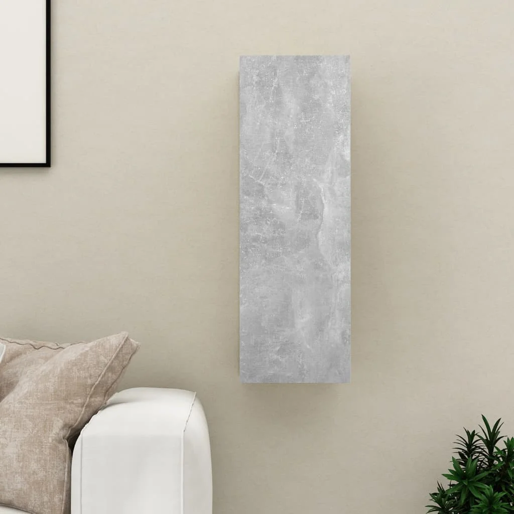 

TV cabinet gray concrete 30,5x30x90 cm chipboard