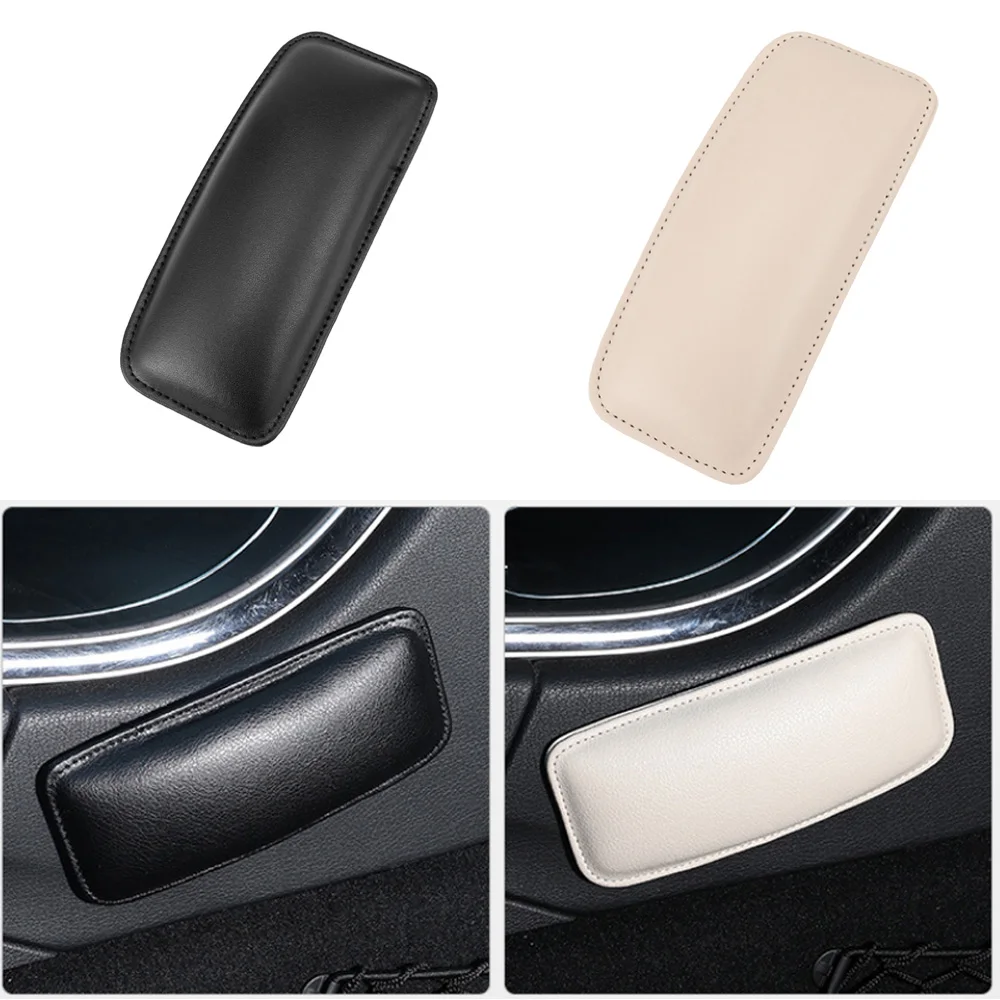 

Universal Leather Knee Pad for Car Interior Pillow Comfortable Elastic Cushion Memory Foam Universal Thigh Support Accessories