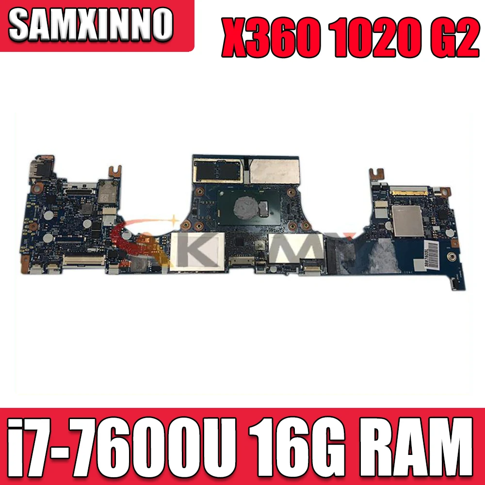 

FOR HP Elitebook X360 1020 G2 Laptop Motherboard 937427-601 i7-7600U CPU 16GB RAM 6050A2895901 Test work