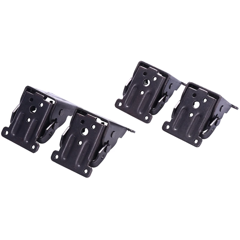 

4Pcs Collapsible Support Frame Self-Locking Hinge Table Leg Fittings And Gussets - For Folding Legs Folding Workbench Folding De