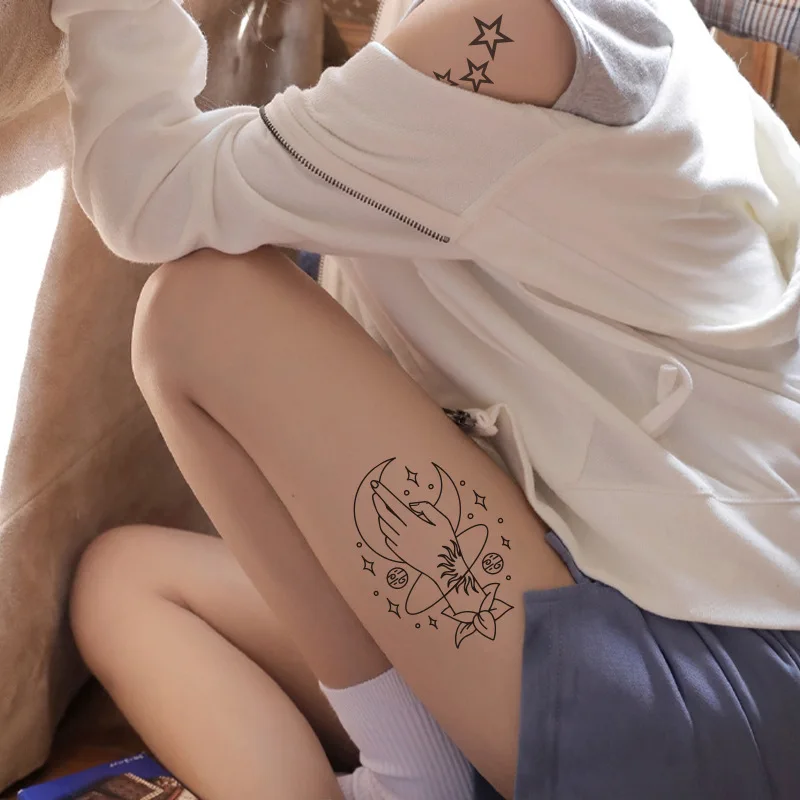 

1Pcs Tattoos Stickers Girls Women Body Art Water Transfer Temporary Tattoo Sticker Arm Wrist Fake Tatoo