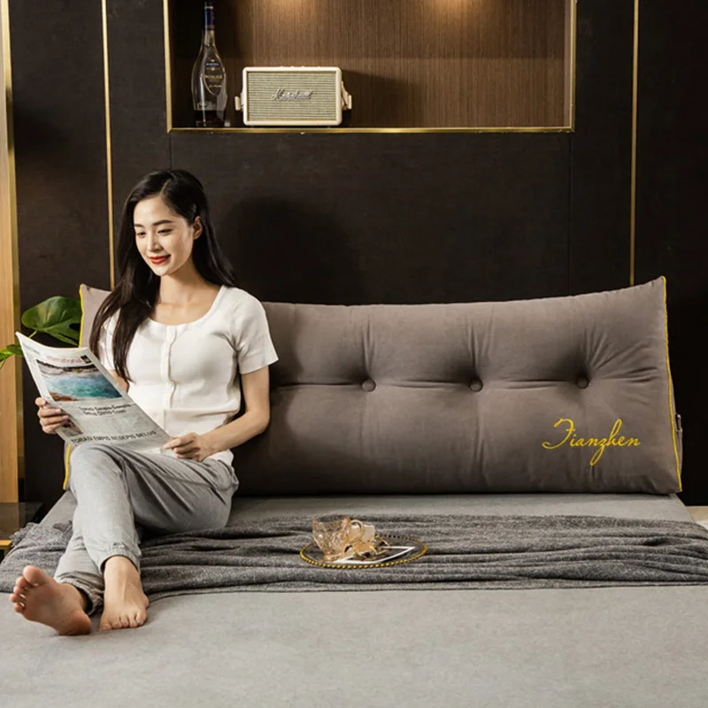

Printed Modern Cushion Pillow Soft Washable Rectangular Long Double Bedroom Cotton Cushion Luxury Cojin Lumbar Home Decor 50