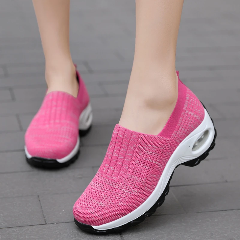 

Женские повседневные кроссовки, удобные носки, прогулочная обувь, женская удобная повседневная обувь, легкие кроссовки, Женская Вулканизир...