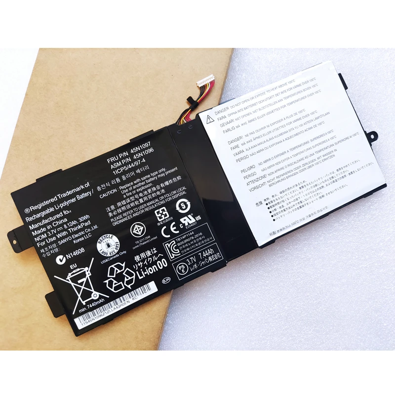 

Оригинальный аккумулятор 45N1096 45N1097 45N1098 45N1099 45N1720 45N1721 для ноутбука Lenovo ThinkPad Tablet 2 10,1 "3679 3682 25G 27 4HG