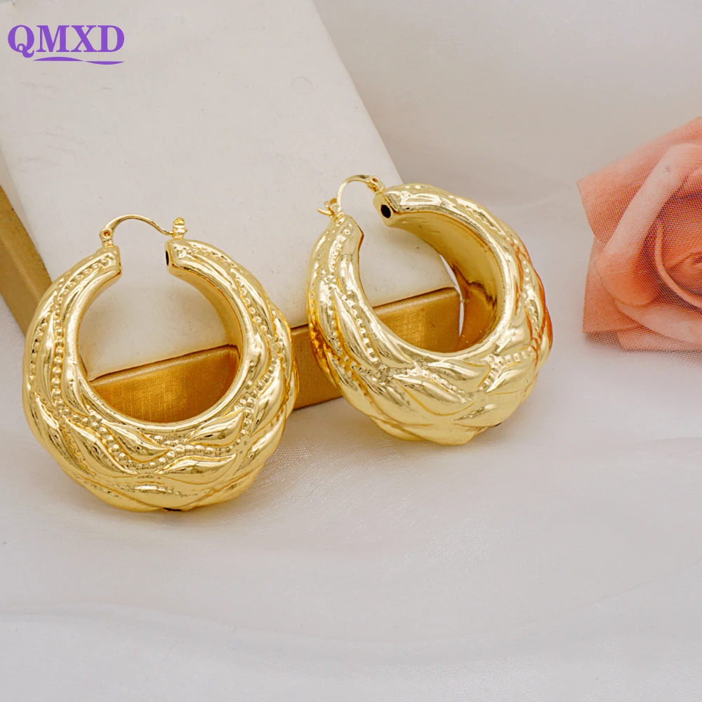 

Fashion Gold Color Drop Dangle Earings For Women Irregular Ear Clip Earrings African Middle East Party Gift Daily Wear Jewelry