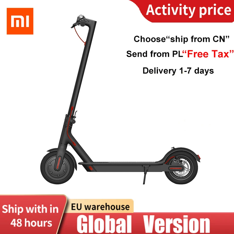 

Global Version Xiaomi Mijia M365 Electric Scooter Adult Smart Skateboard Foldable Hoverboard Patinete Electrico 30km Battery