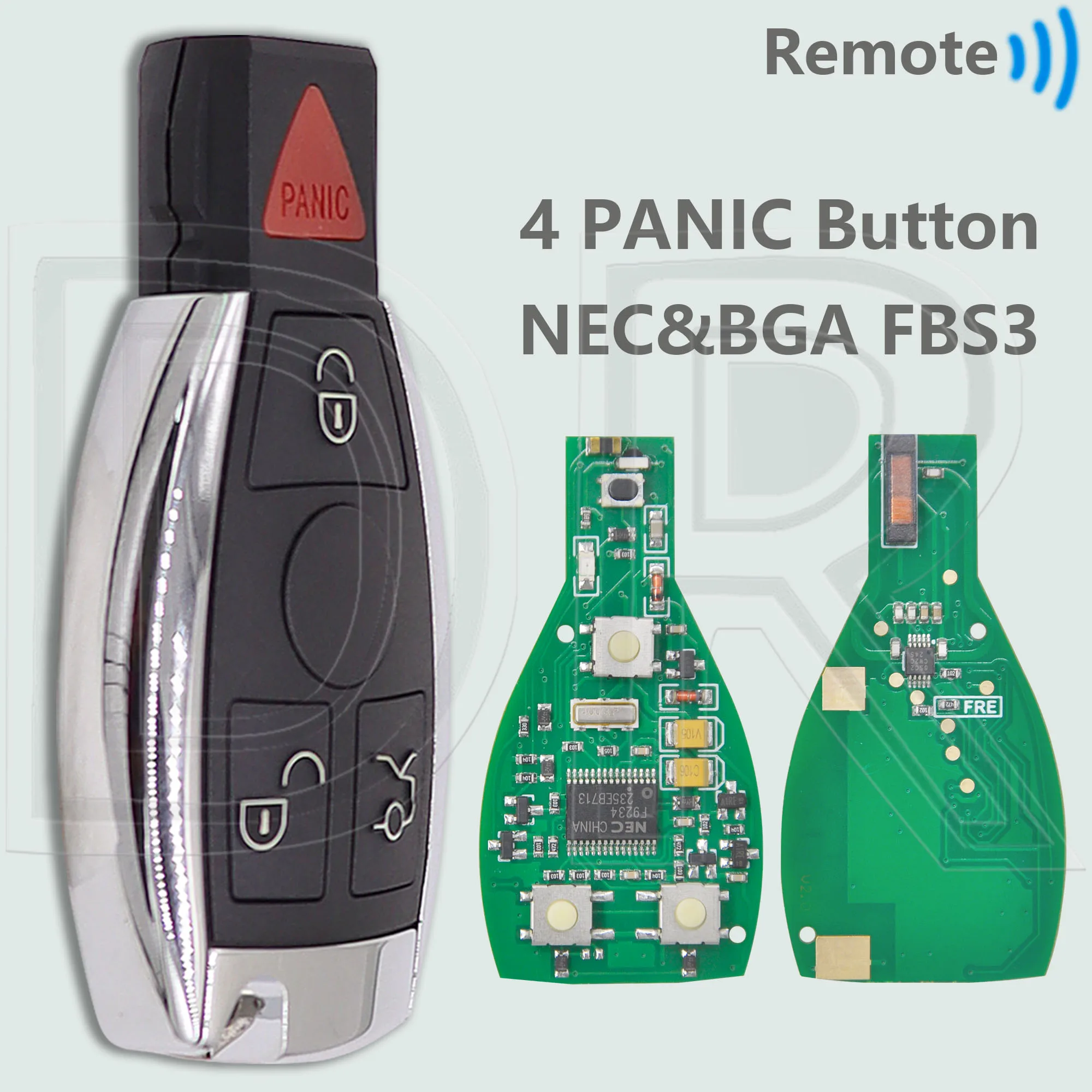 

Чип DR NEC 315/433 МГц с регулируемой частотой, автомобильный дистанционный ключ, поддержка BGA и NEC FBS3 для Mercedes Benz A C E S Class W203 W204 W210