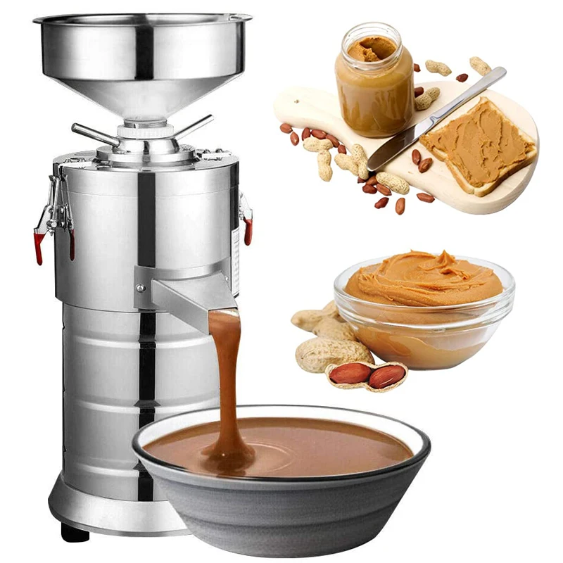 Soymilk grinding machine Peanut Butter Maker Peanut Butter Processing Machine Electric Grinder Cereal Mill Cashews Nuts Grinder