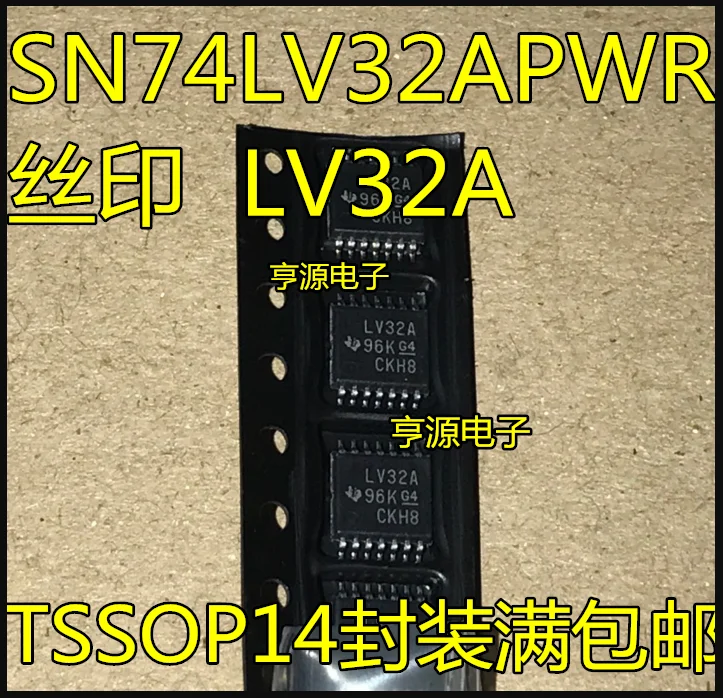 

SN74LV32APWR 74LV32A LV32A TSSOP14 chip original new logic device 20PCS-1lot