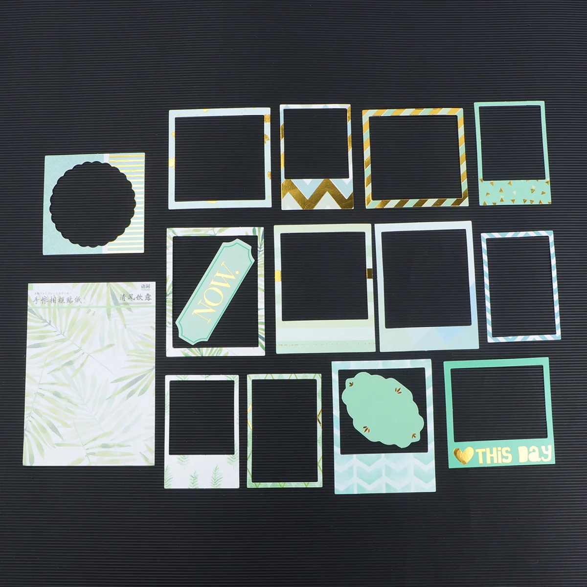 

4 Sets Beautiful Creative Paper Good Quality Photo Frame Sticker Self-Adhesive Sticker for Scrapbook