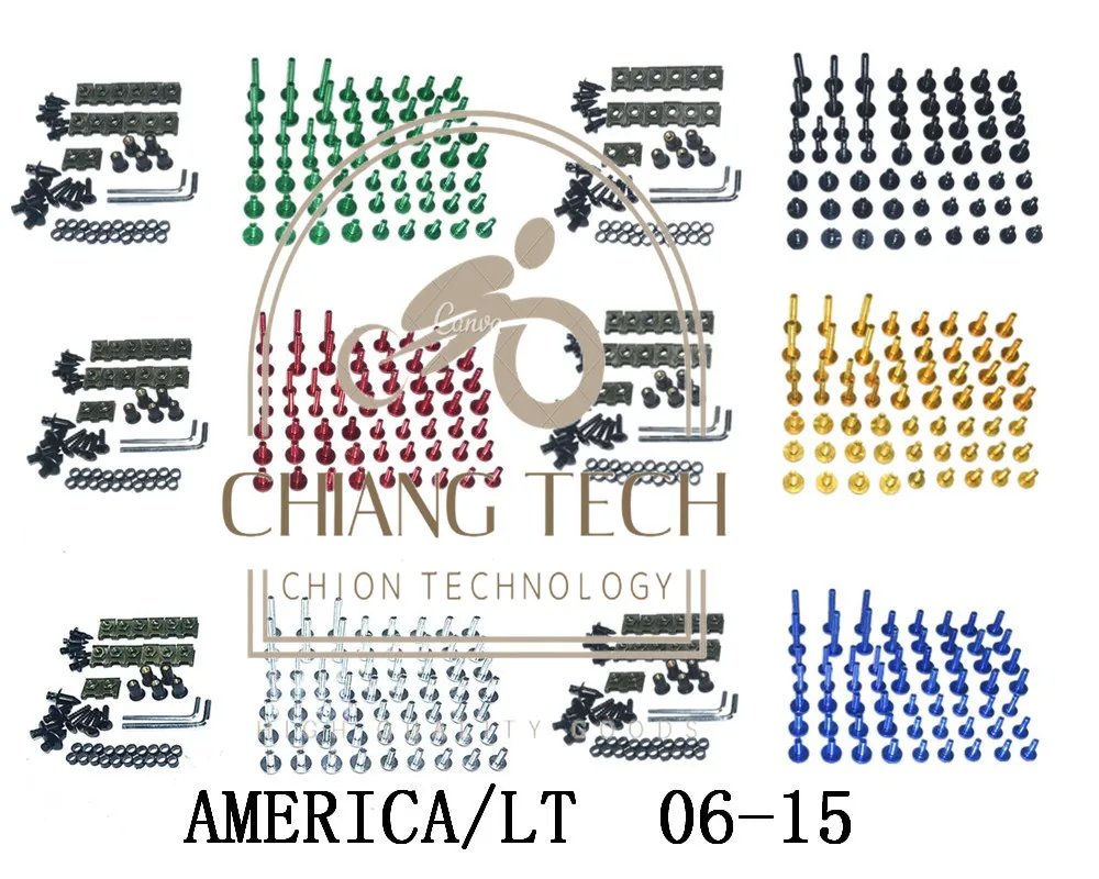 

Комплект мотоциклетных болтов для обтекателя для модели TRIUMPH AMERICA/LT 2006-2015