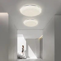 modern led ceiling light round gypsophila diamond ceiling light bedroomm balcony aisle kitchen white ceiling lamp fixture