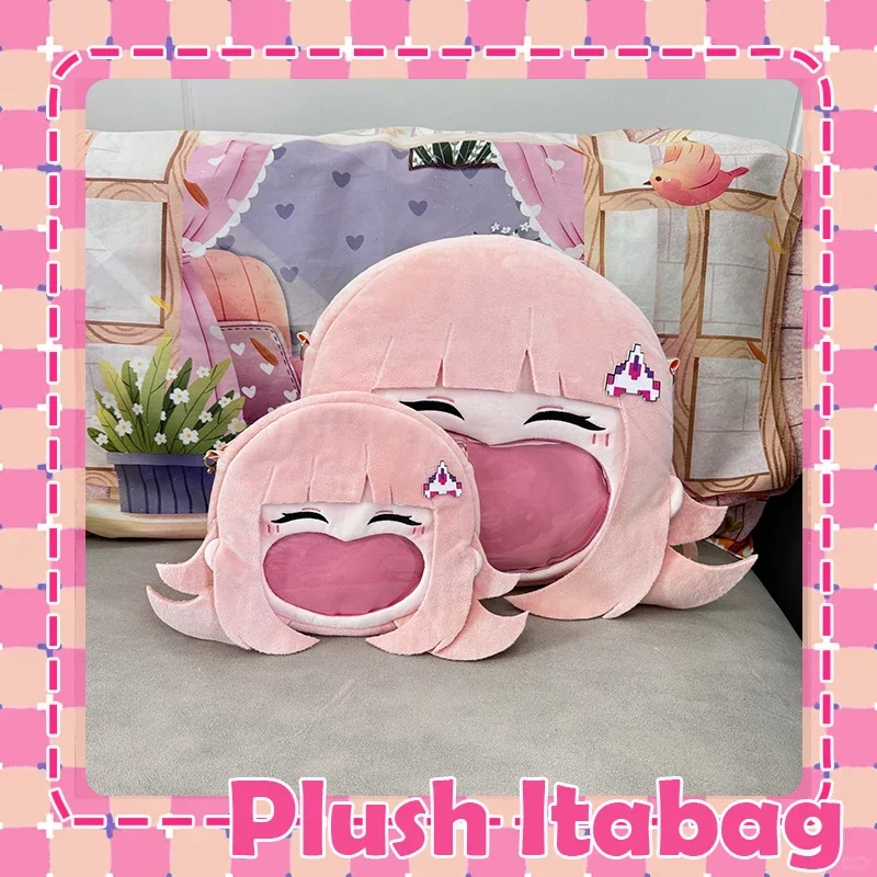 Аниме Danganronpa V3 Nanami ChiaKi плюшевая сумка для косплея прозрачный розовый рюкзак Itabag