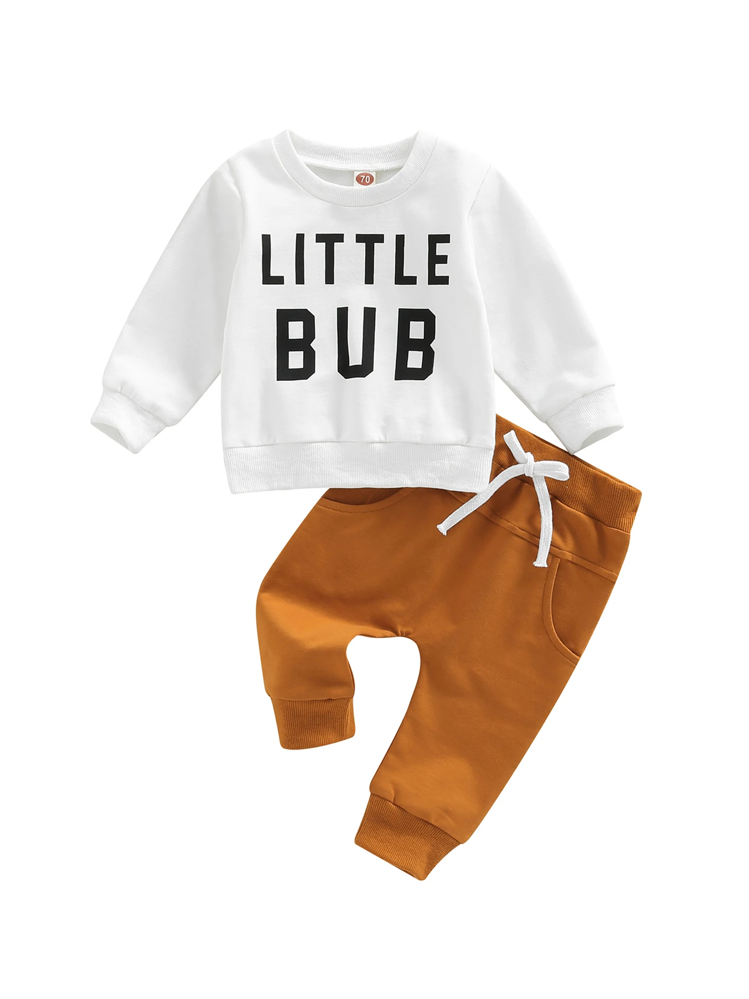 

Спортивный костюм для маленьких мальчиков, свитшот с надписью, джемпер, брюки с эластичным поясом, спортивные штаны, одежда для детей