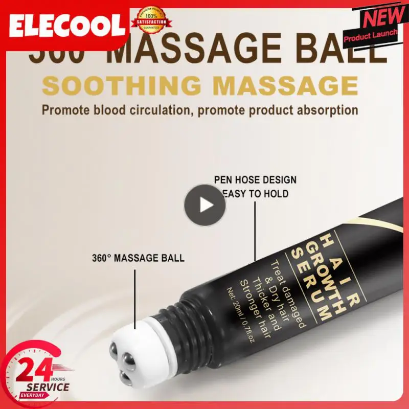 

Regrowth Organic Hair Serum Roller Set Hair Growth Serum Triple Roll-On Massager Hair Growth for All Hair Types 2022 Hot