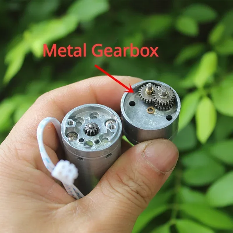 DC 3V 3.7V 5V 6V 7.4V Mini 25mm Full Metal Gearbox Gear Reducer Motor 39RPM-192RPM 370 Carbon Brush Reduction Engine