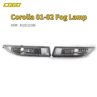 auto front bumper fog light lamp assembly for toyota corolla us version 2001 2002 to2593105 to2592105