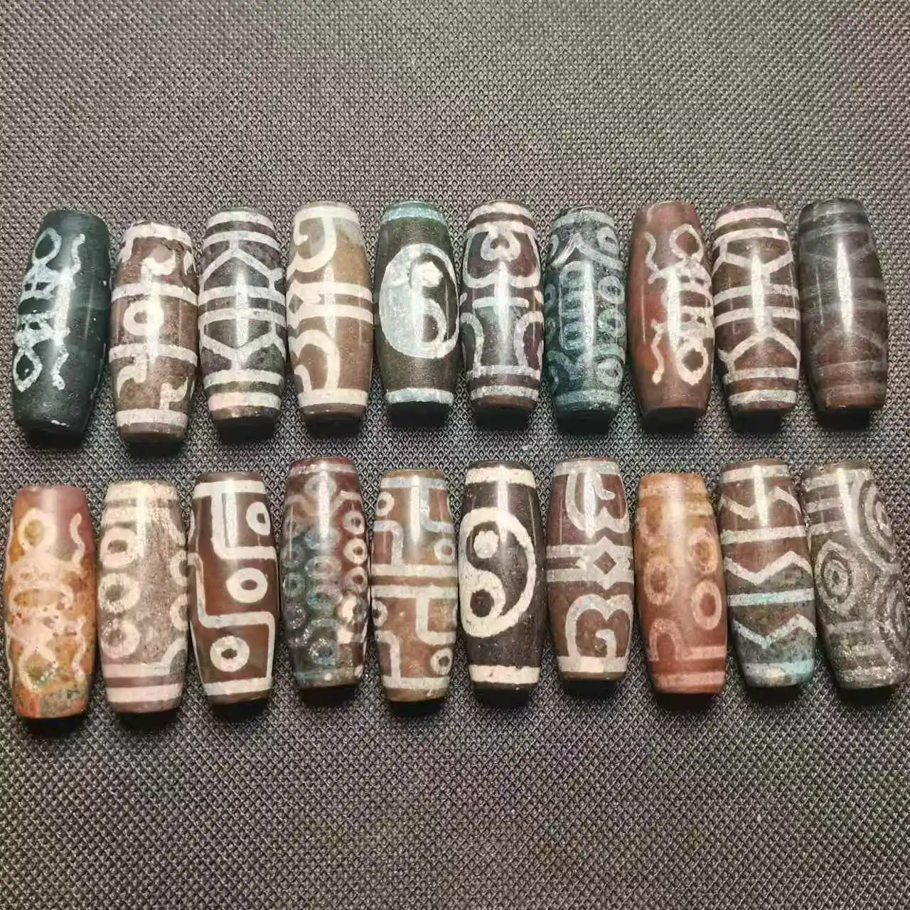 Бусины из агата Arsun Jewelry 18х45 мм