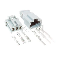 1 set 3 way car wiring terminal sockets auto backlight plastic housing connector 6098 0242 6098 0241