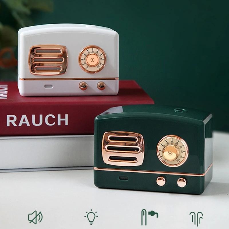 Компактный увлажнитель воздуха в стиле ретро 200 мл 2 режима |