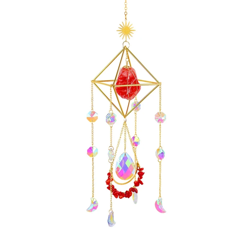 

Crystal Suncatcher With Prisms For Window Colorful Sun Catcher Decor Rainbow Maker Pendant Ornament