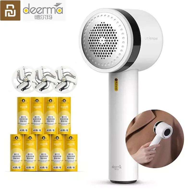 

Deerma dem mq811 rechargeable Lint Remover for clothing Hair Ball Trimmer Sweater pellets Machine Spools Remove blade sticky Tub