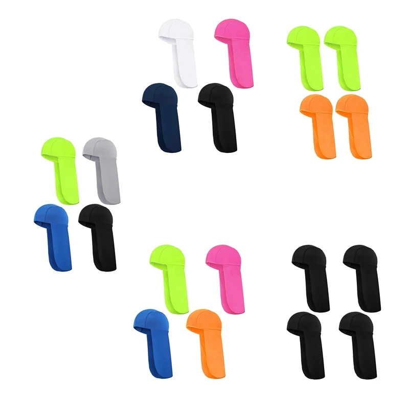 

4 Pcs Hard Hat Neck Shade Elastic UV Protection Sun Shade Hat Neck Shield Neck Protector To Cover Neck For Fishing