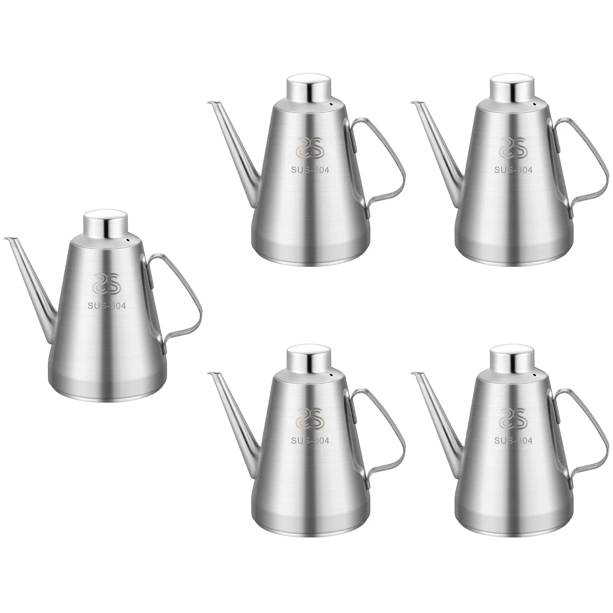 

5x Strainer Pot Oil Storage Frying Vinegar Cooking Oil Container Bacon Grease Keeper for Oil Kitchen