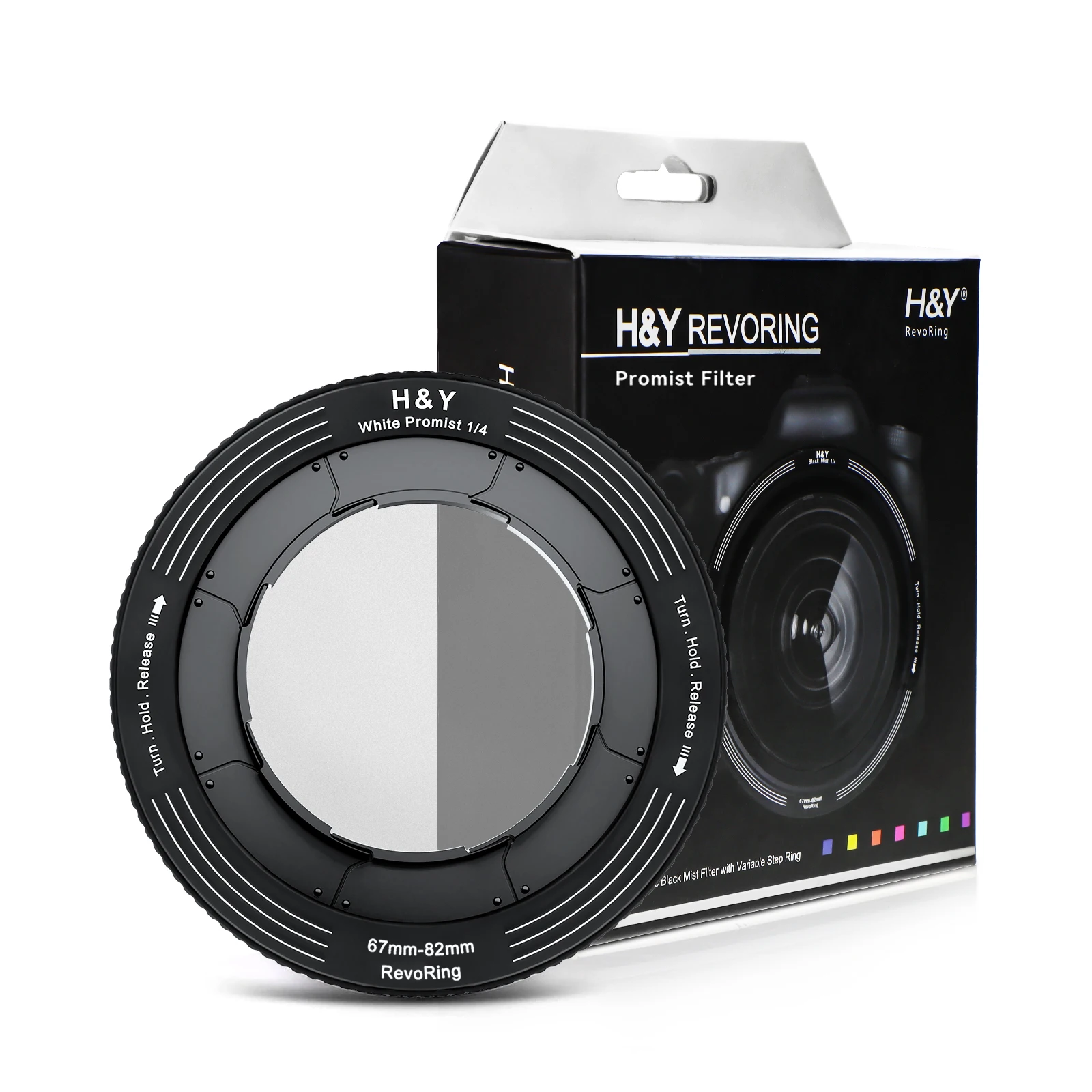 Фильтр для объектива камеры H &amp Y RevoRing Mist White Promist Filter 1/2 1/4 1/8 46-62 мм 58-77 67-82