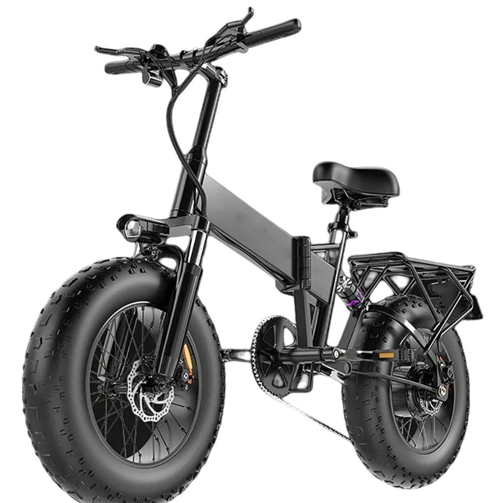 

Mountain Bicycle 16 Inch Electric Bike Aluminium Alloy Front And Rear Disc Brake Multiple Damping Safety Waterproof Durable