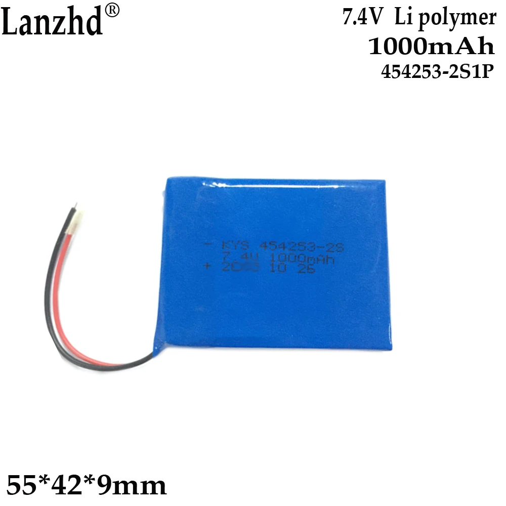 Литий-полимерный аккумулятор Lanzhd 454253-2S 1000 мАч 7 4 В