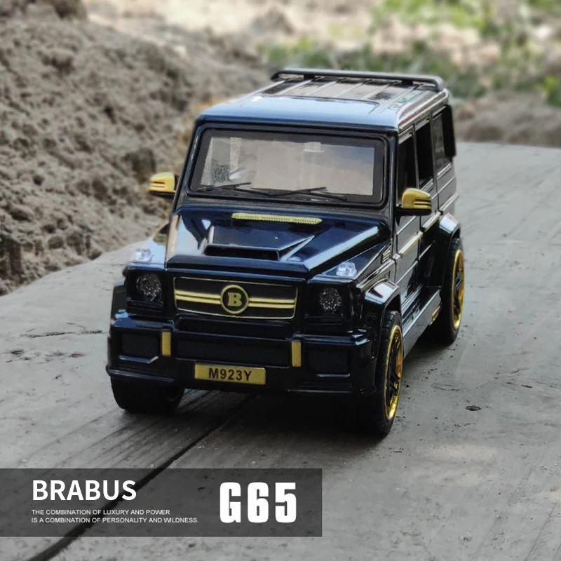 

1:24 BRABUS Benz G65 Alloy Model Car Simulation Diecast Off-road Toy Vehicles Metal Miniature Car Model Children Boy Toy Car